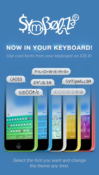 Symbolizer Fonts Keyboard with Fancy Emoji Symbols for Facebook and Instagram screenshot 4