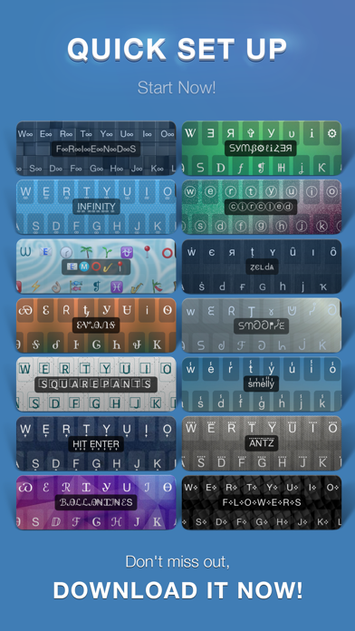 Symbolizer Fonts Keyboard with Fancy Emoji Symbols for Facebook and Instagram screenshot 1