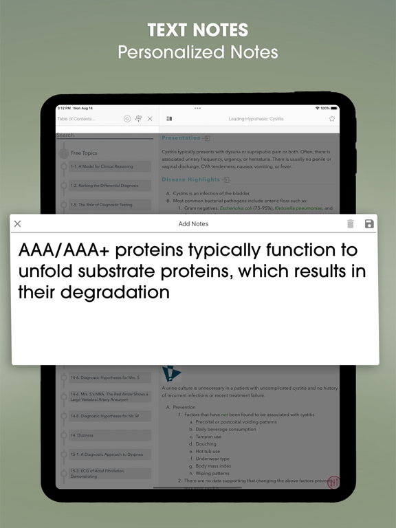 Symptom to Diagnosis EB Guide screenshot 2
