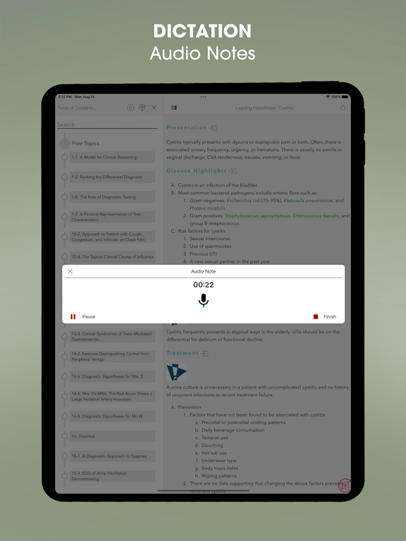 Symptom to Diagnosis EB Guide screenshot 1