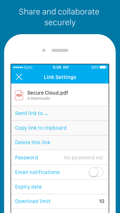 Sync - Secure cloud storage screenshot 3