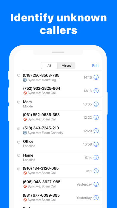 Sync.me - Caller ID & Contacts screenshot 3