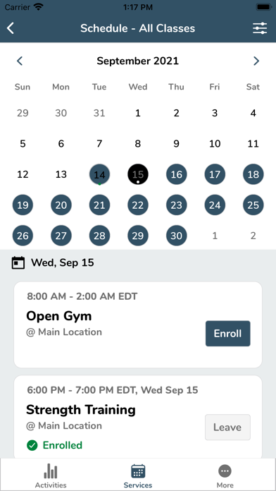Synergy Athletics screenshot 2