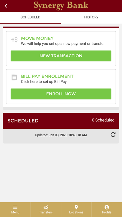Synergy Bank screenshot 1