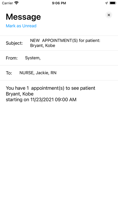Synergy EMR screenshot 1