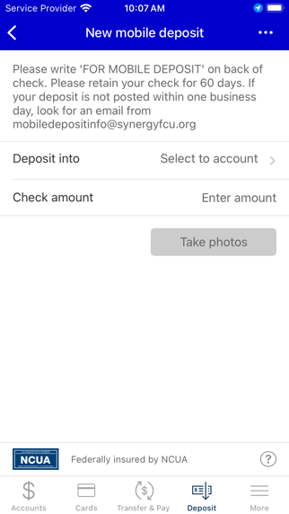 Synergy FCU screenshot 2