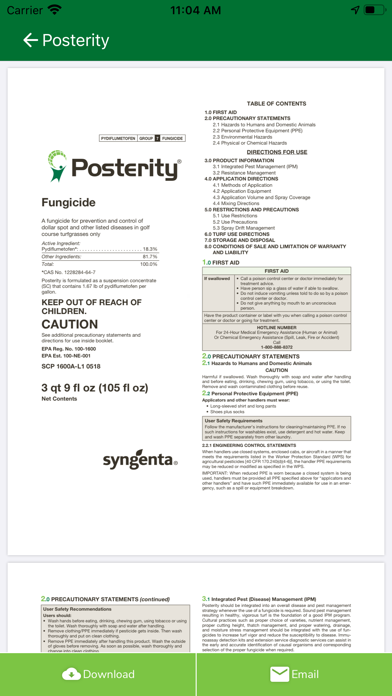 Syngenta GreenCast Turf App screenshot 6