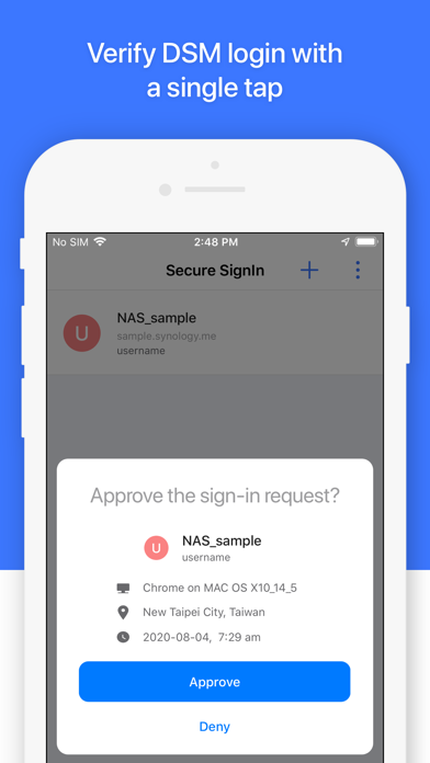 Synology Secure SignIn screenshot 2