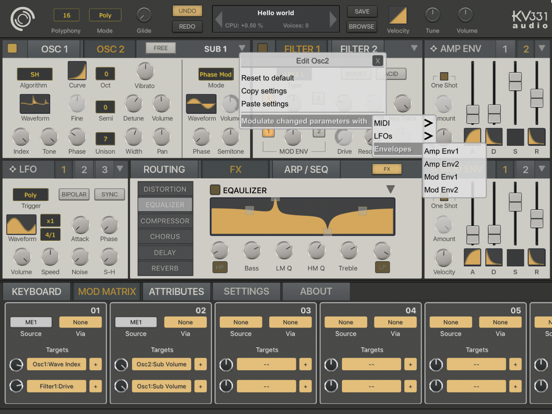 SynthMaster One screenshot 1