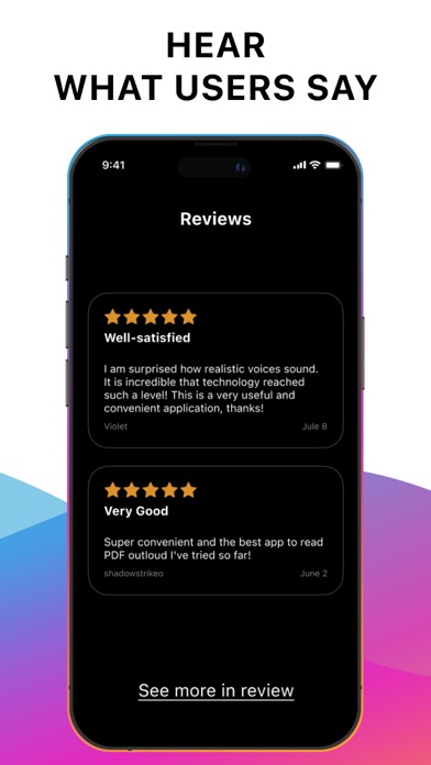 Synthy: Read Aloud Doc & Scan screenshot 2