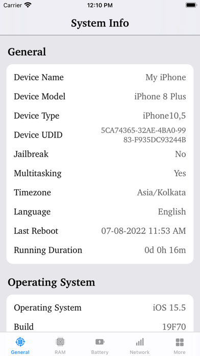 System Info - Monitor RAM & OS screenshot 5
