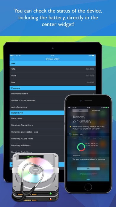 System utility! monitor status screenshot 1