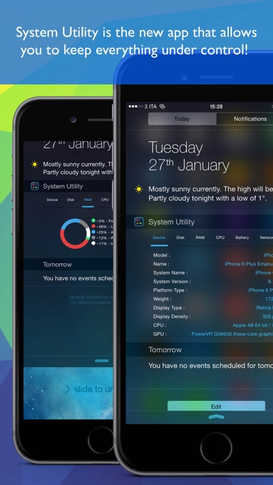 System utility! monitor status screenshot 2