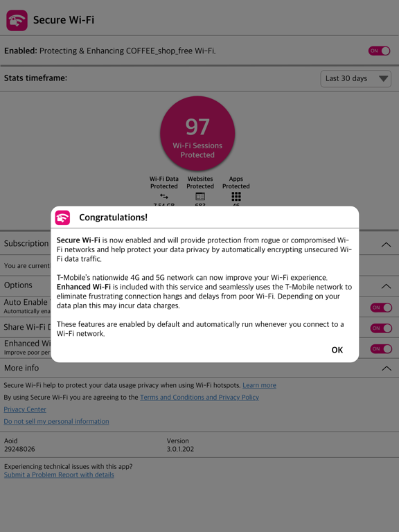 T-Mobile Threat Protect screenshot 1