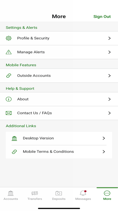 TAB Bank Mobile screenshot 1