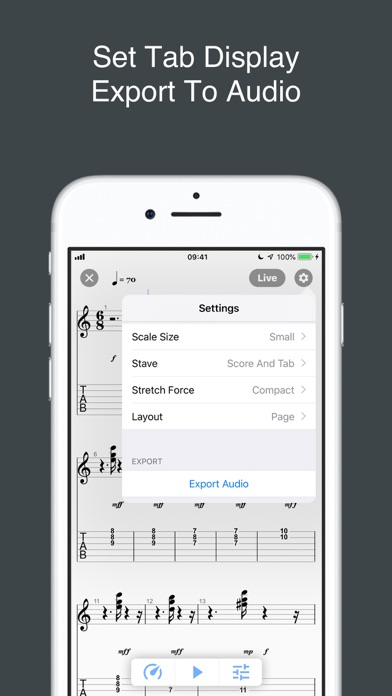 Tab PlayAlong - Tab Player&Amp screenshot 2