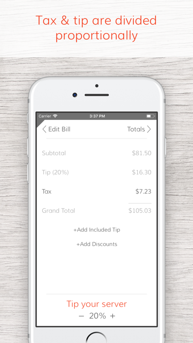 Tab - The simple bill splitter screenshot 3
