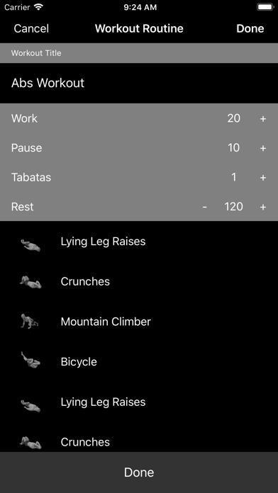 Tabata HIIT. Interval Training screenshot 2