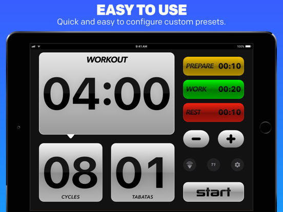 Tabata Pro HIIT Interval Timer screenshot 1