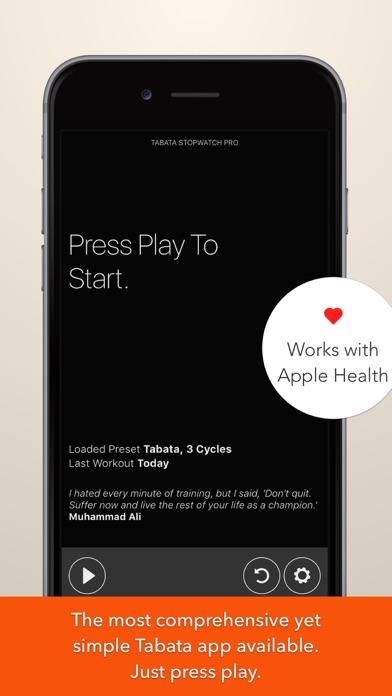 Tabata Timer and HIIT Timer screenshot 1