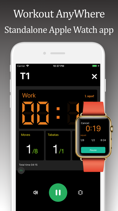 Tabata Timer - GoFit Now screenshot 1