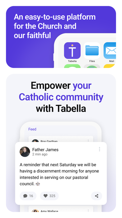 Tabella Catholic App screenshot 1
