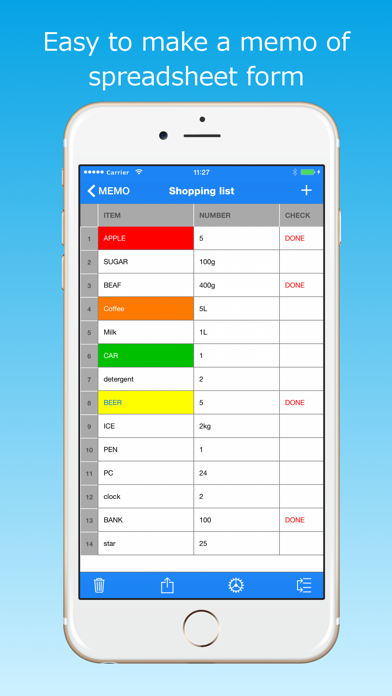 Table Memo screenshot 4
