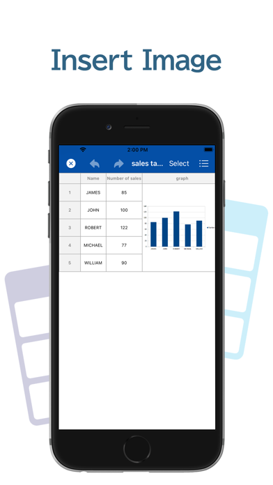 Table Notes Spreadsheet maker screenshot 2
