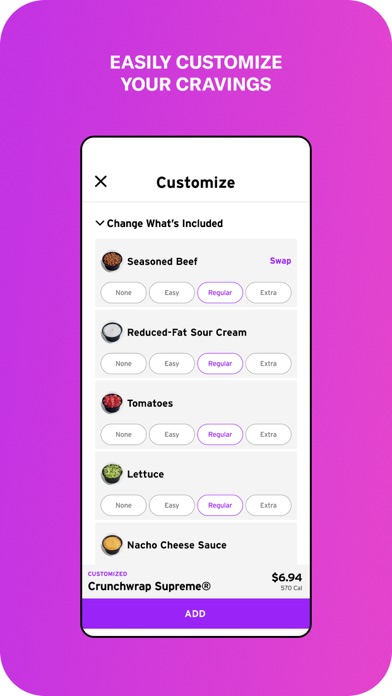 Taco Bell Fast Food & Delivery screenshot 1