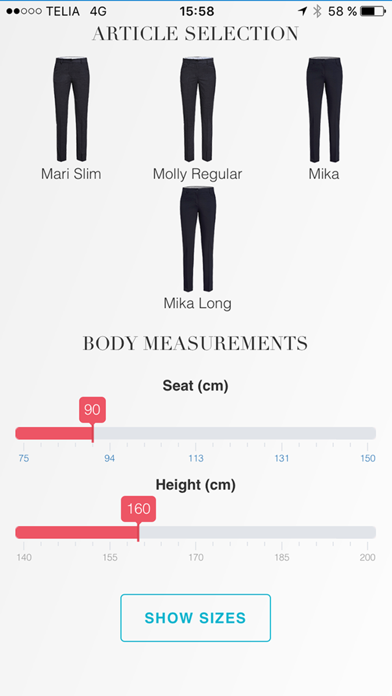 Tailor screenshot 2