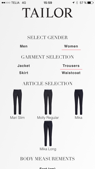Tailor screenshot 3