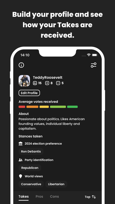 Takes - Where Opinion is Made screenshot 1
