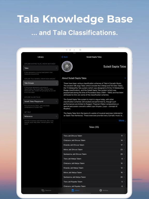 Talanome - Carnatic Metronome screenshot 5