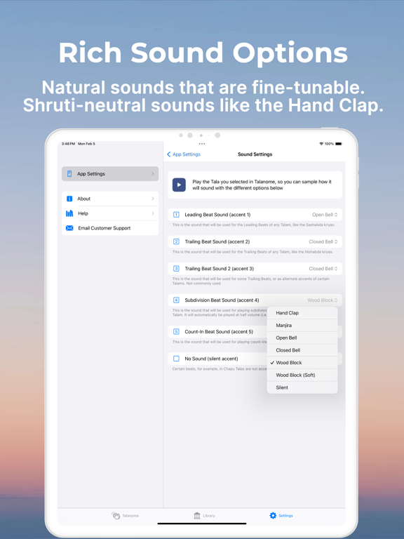 Talanome - Carnatic Metronome screenshot 4