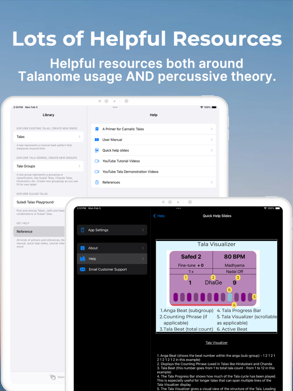 Talanome - Carnatic Metronome screenshot 1