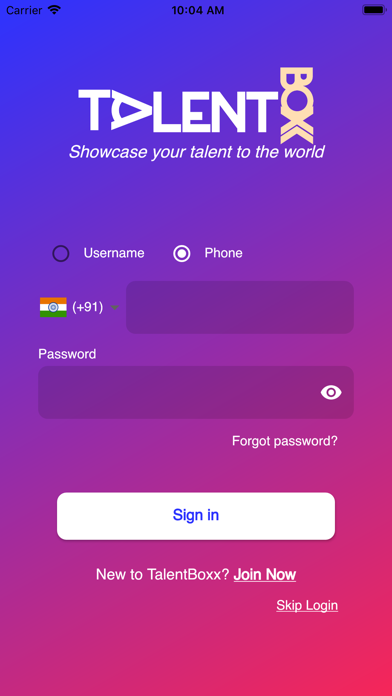 TalentBoxx screenshot 1