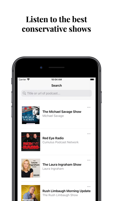 Talk Right: Conservative Shows screenshot 4