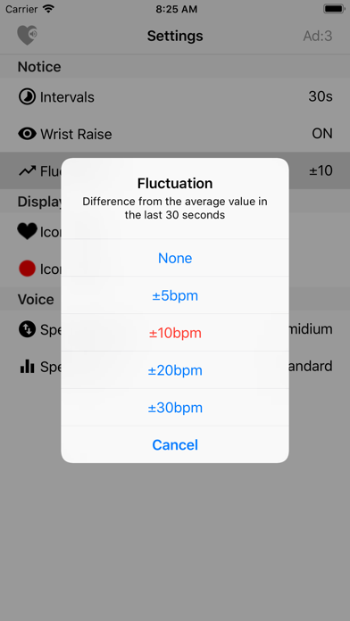 Talking Heart Rate screenshot 1