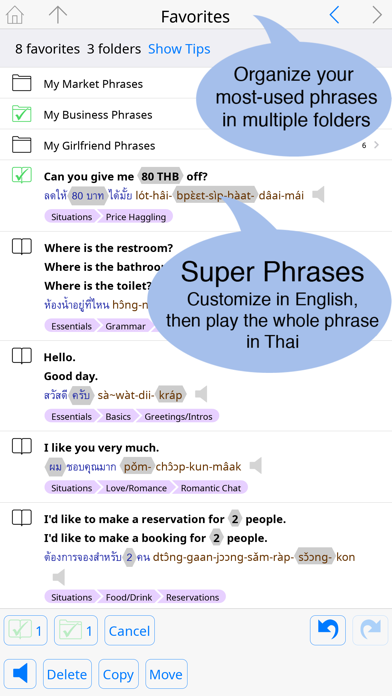 Talking Thai <> English Dictionary+Phrasebook screenshot 2