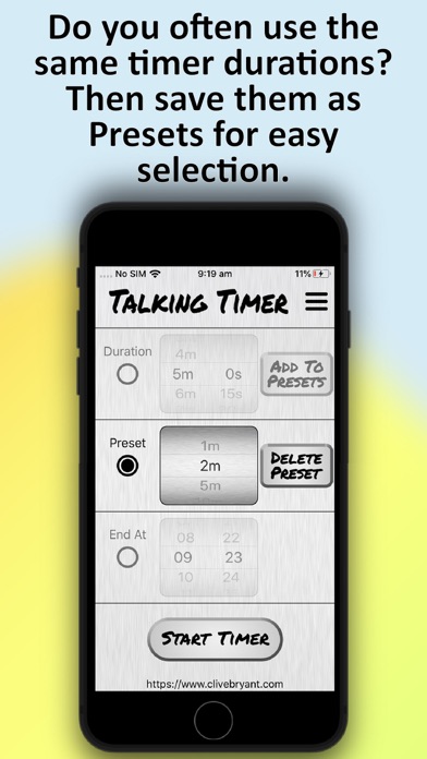 Talking Timer screenshot 5