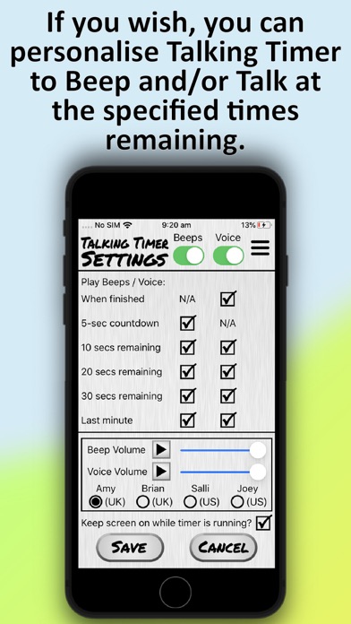 Talking Timer screenshot 2