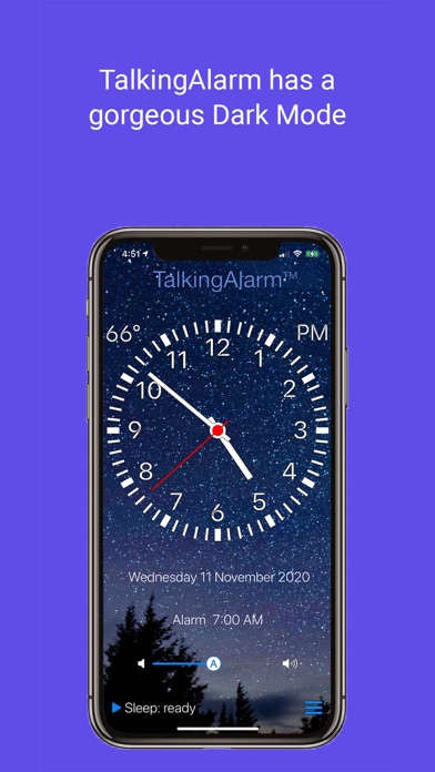 TalkingAlarm: Voice Clock screenshot 1