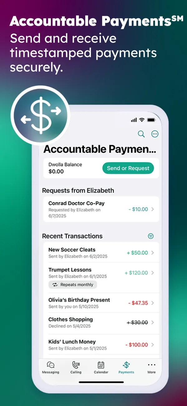 TalkingParents: Co-Parent App screenshot 1