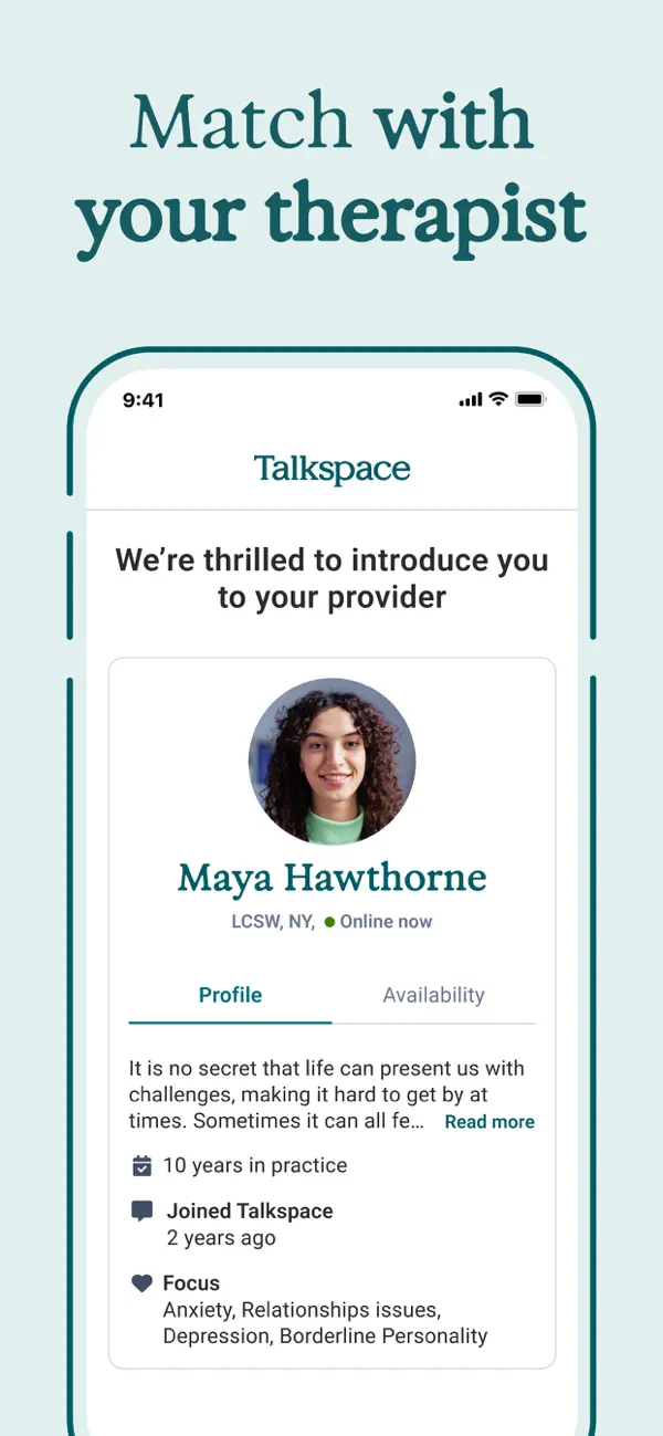 Talkspace: Virtual Therapy App screenshot 3