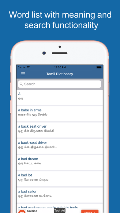 Tamil Dictionary & Translator screenshot 4