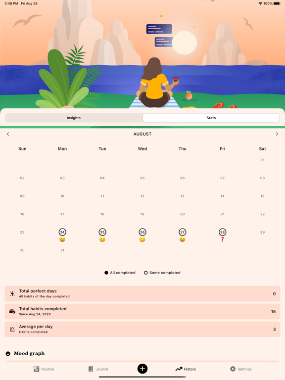 Tangerine: Self-care & Goals screenshot 10