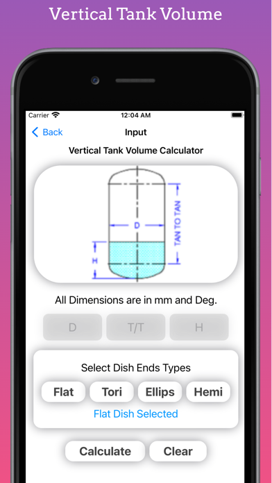 Tank Partial Volume Calculator screenshot 4
