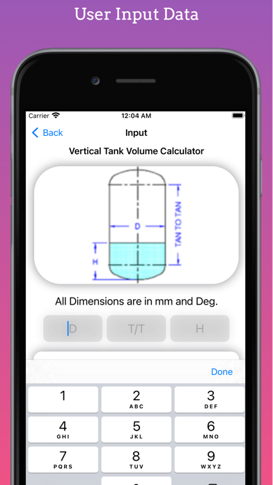 Tank Partial Volume Calculator screenshot 3