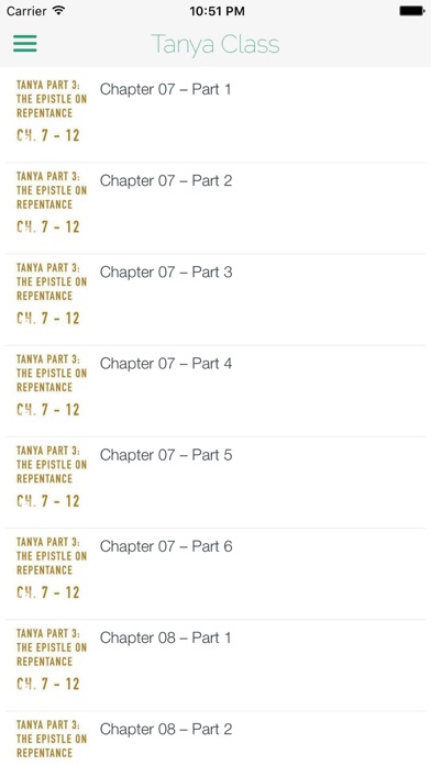 Tanya Class Rabbi Krasnianski screenshot 2