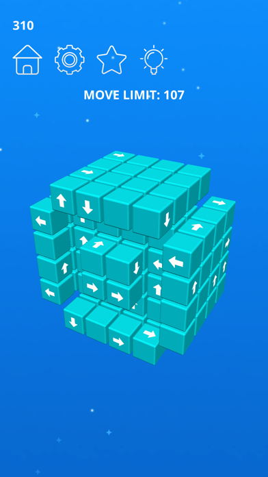 Tap Away 3D Cube screenshot 1